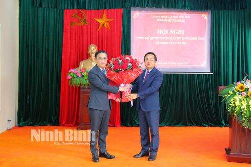 Công bố Quyết định bổ nhiệm Giám đốc Sở Kế hoạch và Đầu tư