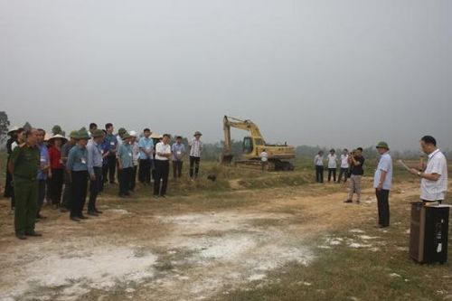 Bình Xuyên (Vĩnh Phúc): Cưỡng chế thu hồi đất thực hiện Dự án Quản lý nguồn nước và ngập lụt Vĩnh Phúc