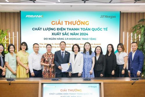 ABBANK được vinh danh ngân hàng có 'Chất lượng điện Thanh toán quốc tế xuất sắc 2024'