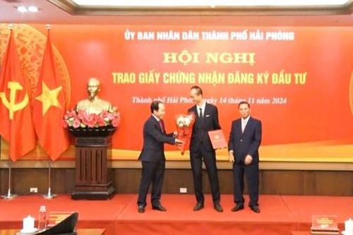Hải phòng: Trao chứng nhận đầu tư cho 12 dự án, tổng vốn 1,8 tỷ USD
