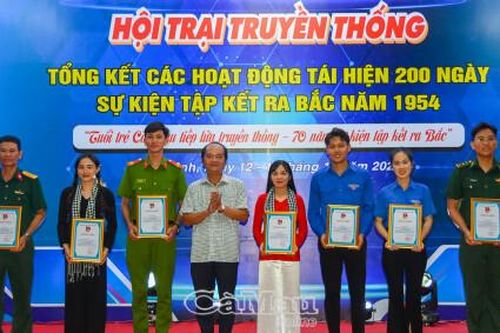 Nhiều công trình phần việc trong hoạt động tái hiện 200 ngày sự kiện tập kết ra Bắc