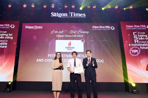 PVFCCo được vinh danh 'Doanh nghiệp vì cộng đồng' tại Saigon Times CSR 2024