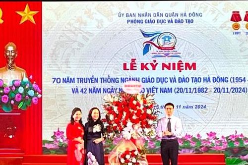 Ngành Giáo dục và Đào tạo Hà Đông kỷ niệm 70 năm truyền thống