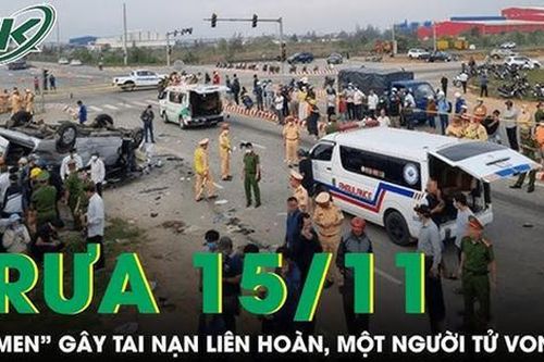 Trưa 15/11: Tài xế say 'bí tỉ' lái xe gây tai nạn liên hoàn, kéo lê 1 phụ nữ hàng chục mét trên đường