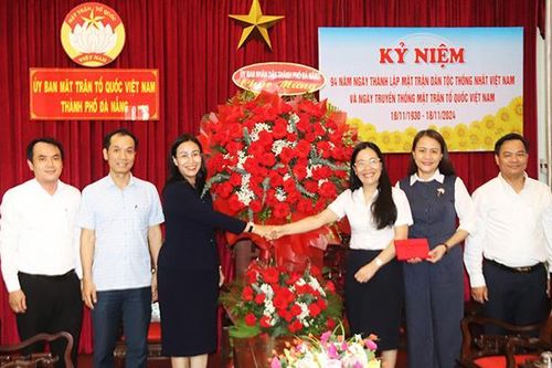 Lãnh đạo TP Đà Nẵng chúc mừng ngày truyền thống Mặt trận Tổ quốc Việt Nam
