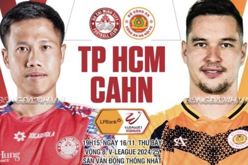 Nhận định TP.HCM vs CAHN, 19h15 ngày 16/11 tại V.League 2024/25