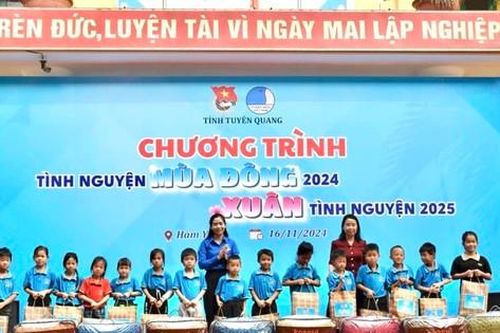 Tỉnh Đoàn Tuyên Quang ra quân tình nguyện mùa Đông năm 2024 – Xuân tình nguyện năm 2025