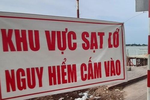 Vĩnh Long công bố tình huống khẩn cấp sạt lở bờ sông Cổ Chiên