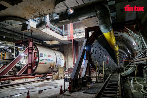 Khám phá robot TBM khoan hầm Metro Nhổn được 631 m