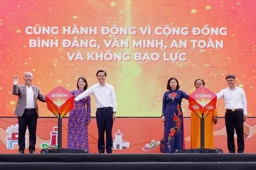 Lễ Mít tinh hưởng ứng Tháng hành động vì bình đẳng giới và phòng ngừa, ứng phó với bạo lực trên cơ sở giới năm 2024
