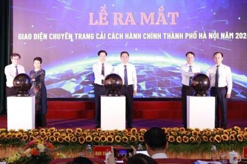 Ra mắt chuyên trang và trao giải cuộc thi giải pháp cải cách hành chính Thành phố Hà Nội năm 2024