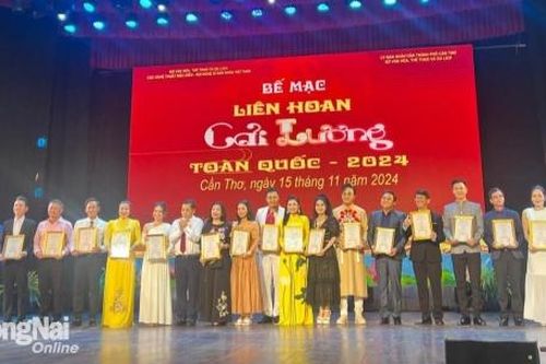 Đồng Nai đoạt 6 huy chương tại Liên hoan Cải lương toàn quốc năm 2024