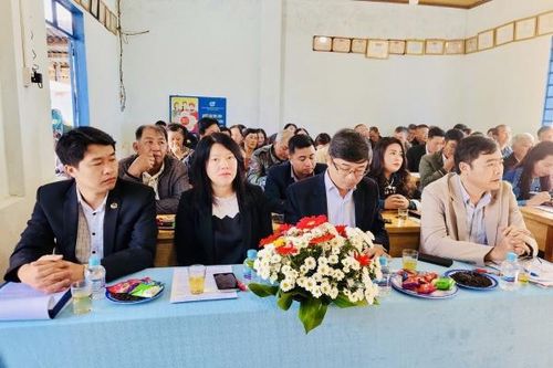 Bí thư Thành ủy Đà Lạt Đặng Đức Hiệp dự Ngày hội Đại đoàn kết tại Trạm Hành
