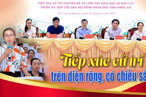 Bài 1: Tiếp xúc cử tri trên diện rộng, có chiều sâu