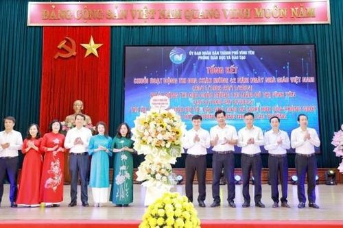 Vĩnh Yên (Vĩnh Phúc): Phòng Giáo dục và Đào tạo tổng kết chuỗi hoạt động thi đua chào mừng ngày Nhà giáo Việt Nam