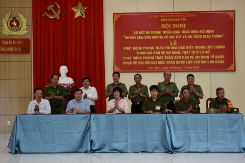 Sơ kết 6 tháng mô hình 'Huyện Côn Đảo không có ma túy và an toàn giao thông'