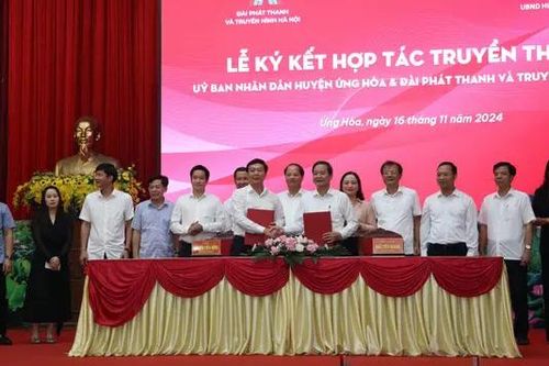 Đài Hà Nội và huyện Ứng Hòa đẩy mạnh hợp tác tuyên truyền