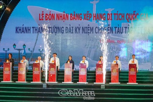 Khánh thành công trình Tượng đài kỷ niệm và đón nhận Bằng xếp hạng di tích Quốc gia địa điểm tập kết ra Bắc
