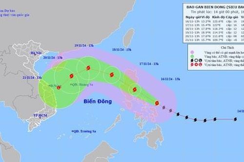 Siêu bão Man-yi áp sát Biển Đông, miền Bắc mưa, lạnh, có nơi rét