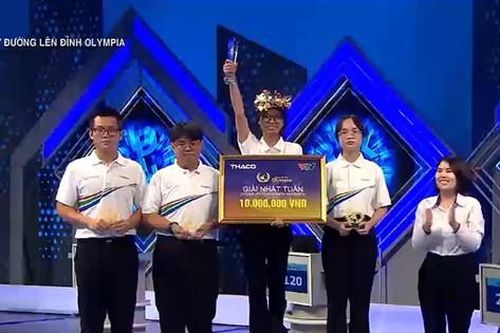 Nữ sinh Hải Dương xuất sắc giành vòng nguyệt quế tuần Đường Lên Đỉnh Olympia