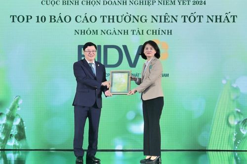 BIDV nhận giải thưởng 'Top 10 Báo cáo thường niên tốt nhất - Nhóm ngành tài chính'