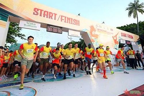 Hơn 6.000 vận động viên trong nước và quốc tế tham gia giải chạy marathon tại Vũng Tàu