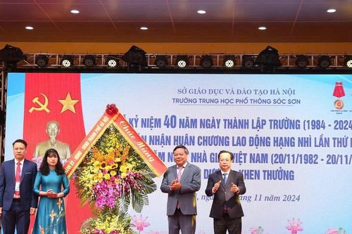 Tự hào hành trình 40 năm xây dựng và phát triển Trường THPT Sóc Sơn