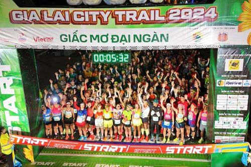 Gần 7.000 vận động viên chinh phục Giải chạy Gia Lai City Trail 2024