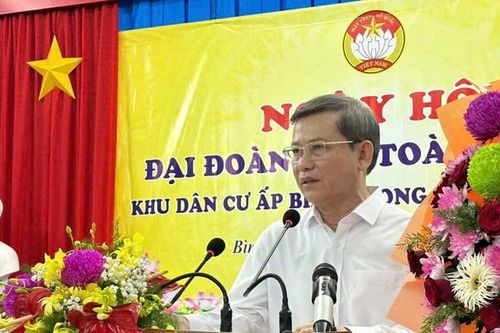 Bí thư Trung ương Đảng, Chánh án TAND tối cao dự Ngày hội đại đoàn kết toàn dân tộc tại Tiền Giang