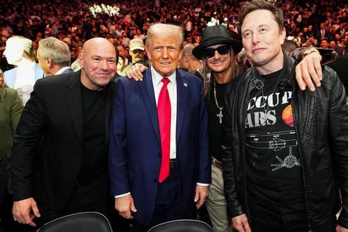 Video ông Trump xem đấu võ cùng tỷ phú Elon Musk