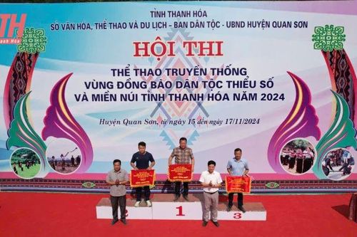 Hội thi Thể thao truyền thống vùng đồng bào dân tộc thiểu số và miền núi Thanh Hóa năm 2024