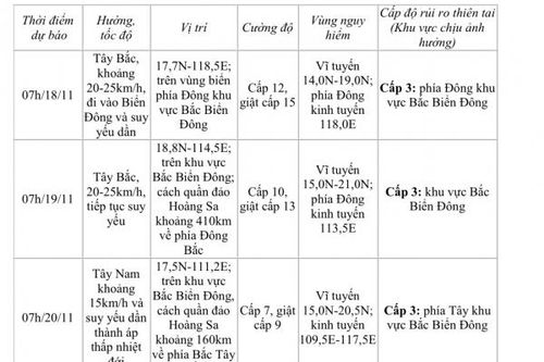 Bão Manyi mạnh cấp 16, giật trên cấp 17