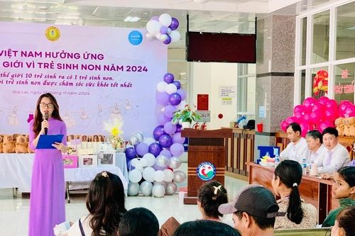 Gia Lai: Trên 80 gia đình gặp mặt nhân Ngày Thế giới vì Trẻ sinh non 17-11