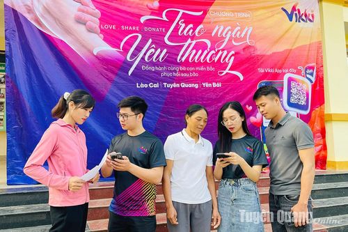Ngân hàng số Vikki mở 4.000 tài khoản miễn phí cho người dân xã Xuân Vân