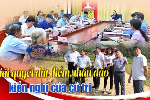 Bài 2: Giải quyết dứt điểm, thấu đáo kiến nghị của cử tri