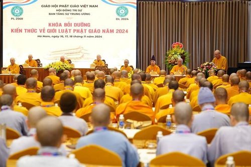 Hà Nam: Khai mạc Khóa bồi dưỡng kiến thức về Giới luật Phật giáo năm 2024