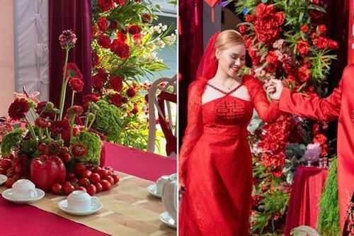 Đám cưới ở Hà Nội gây sốt khi decor bằng cà chua, ớt chuông: 'Số phận' của mớ rau củ sau đó mới thú vị