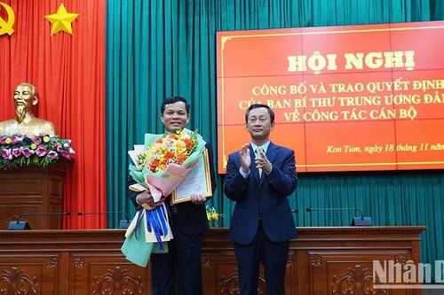 Kon Tum có tân Phó Bí thư Tỉnh ủy