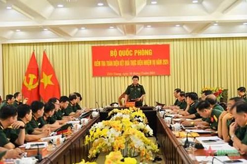 Bộ Quốc phòng kiểm tra toàn diện Bộ CHQS tỉnh Kiên Giang