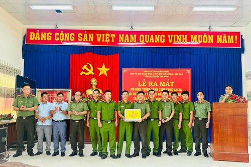 Ra mắt mô hình Đồng hành cùng Công an xã