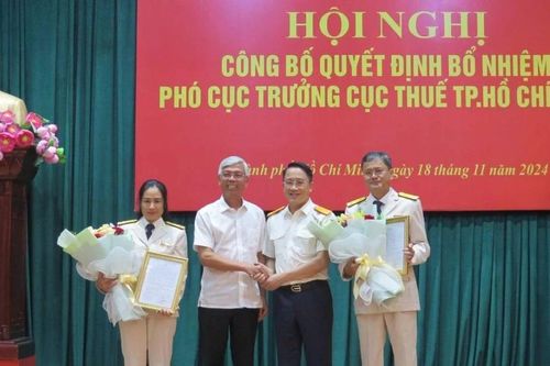 Cục Thuế TPHCM có thêm 2 phó cục trưởng