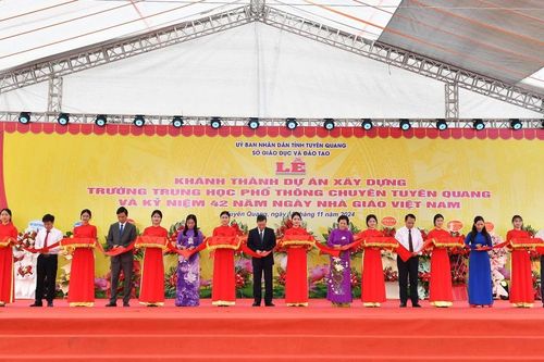 Khánh thành trường chuyên hơn 255 tỷ đồng ở Tuyên Quang