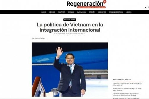 Ngoại giao đa phương của Việt Nam tạo tiếng vang trên truyền thông Mexico