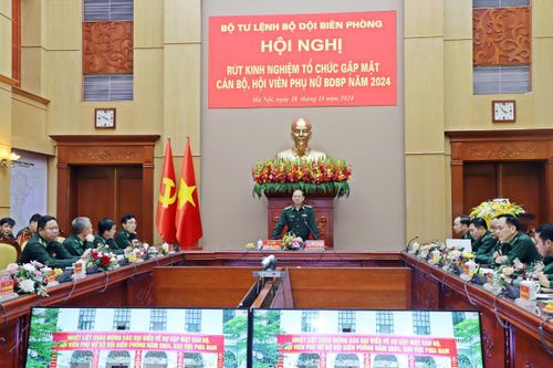 Rút kinh nghiệm tổ chức Gặp mặt cán bộ, hội viên phụ nữ BĐBP năm 2024