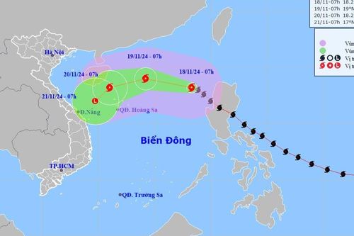 Bão giật cấp 14 đổ bộ biển Đông