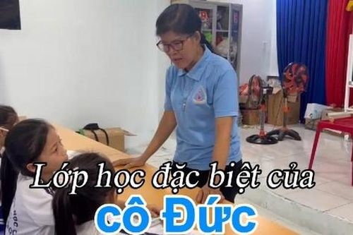Lớp học đặc biệt của cô Đức
