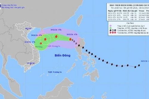 Siêu bão Man-yi giảm cấp khi vào Biển Đông, diễn biến khó lường