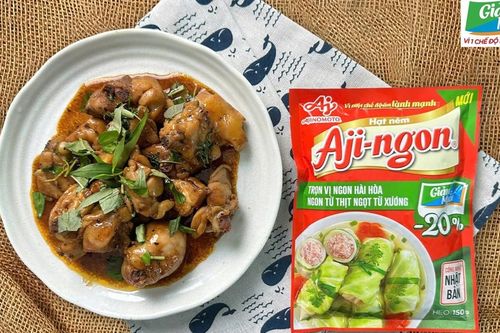 Hạt nêm Aji-ngon Heo Giảm Muối - món ăn lành mạnh mà vẫn ngon cơm