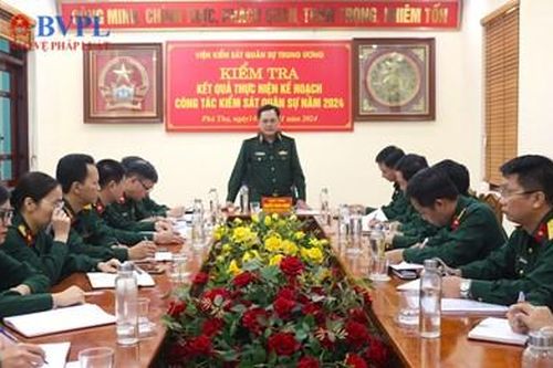 Kiểm tra toàn diện tại hai cấp VKSQS Quân khu 2