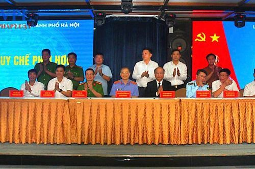 Liên ngành tư pháp huyện Đông Anh tổ chức Hội nghị rút kinh nghiệm và ký kết Quy chế phối hợp